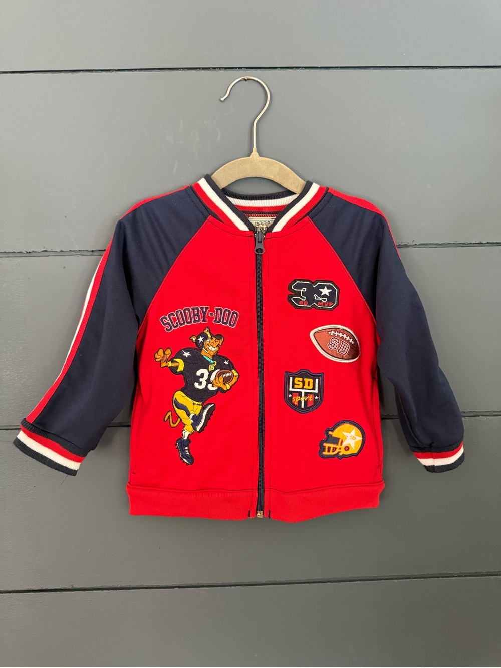 Vintage Cartoon Network scooby doo track jacket 2t